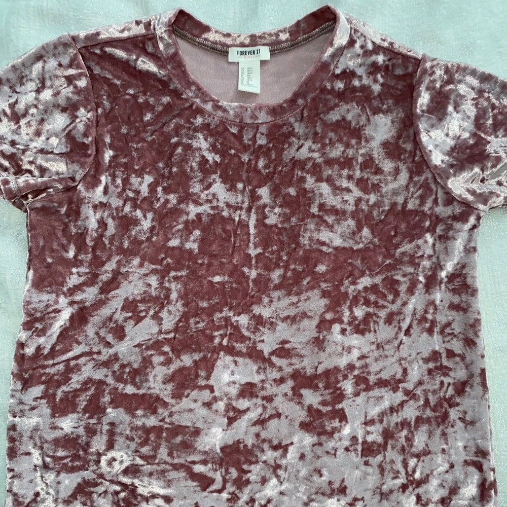 A forever 21 velvet shirt